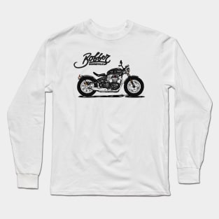 Triumph Bonneville Bobber Black Long Sleeve T-Shirt